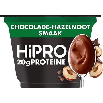 Foto van Hipro protein pudding chocolade hazelnoot 200g bij jumbo