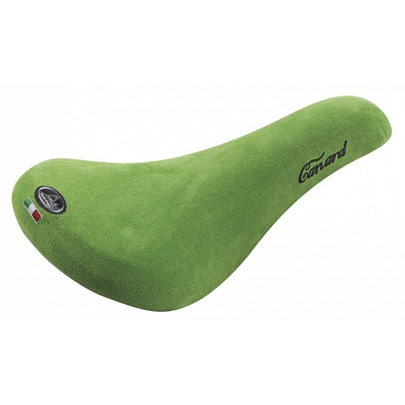 Foto van Selle monte grappa zadel canard 285 x 160 mm heren groen