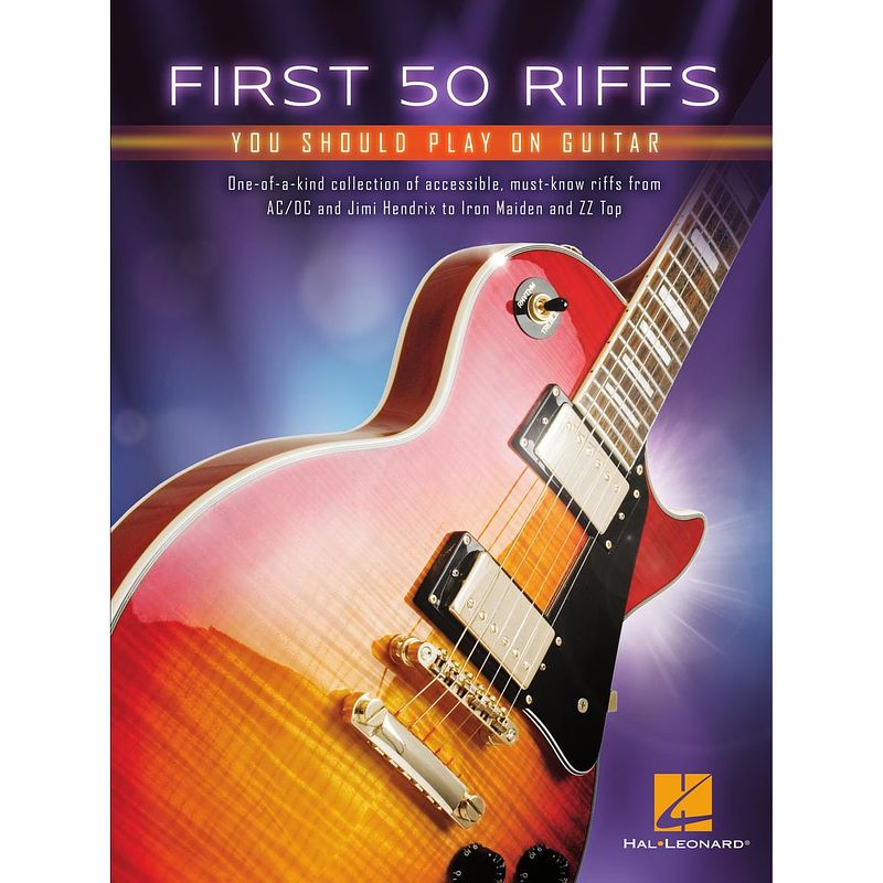 Foto van Hal leonard first 50 riffs you should play on guitar songboek voor gitaar