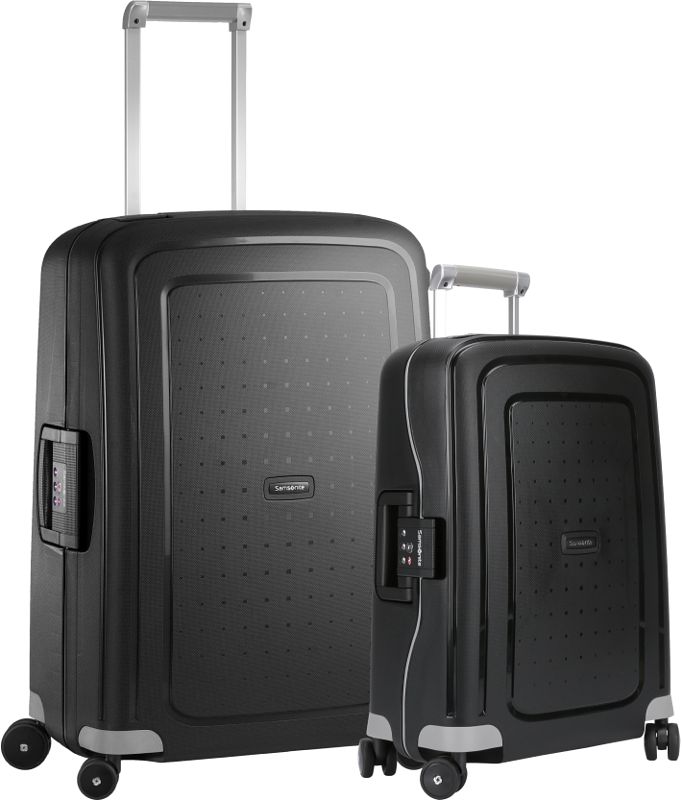 Foto van Samsonite s'cure spinner 55+69cm black kofferset