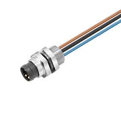 Foto van Weidmüller 1861280000 sensor/actuator steekconnector m8 aantal polen: 3 stekker, inbouw 1 stuk(s)