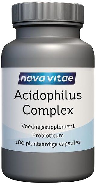 Foto van Nova vitae acidophilus complex capsules 180st