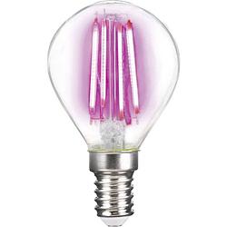 Foto van Lightme lm85313 led-lamp energielabel g (a - g) e14 kogel 4 w roze (ø x l) 45 mm x 78 mm filament / retro-led 1 stuk(s)