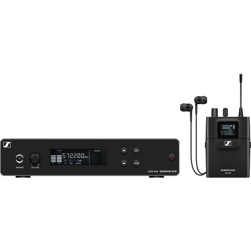 Foto van Sennheiser xsw iem set - c (662 - 686 mhz) complete monitorset