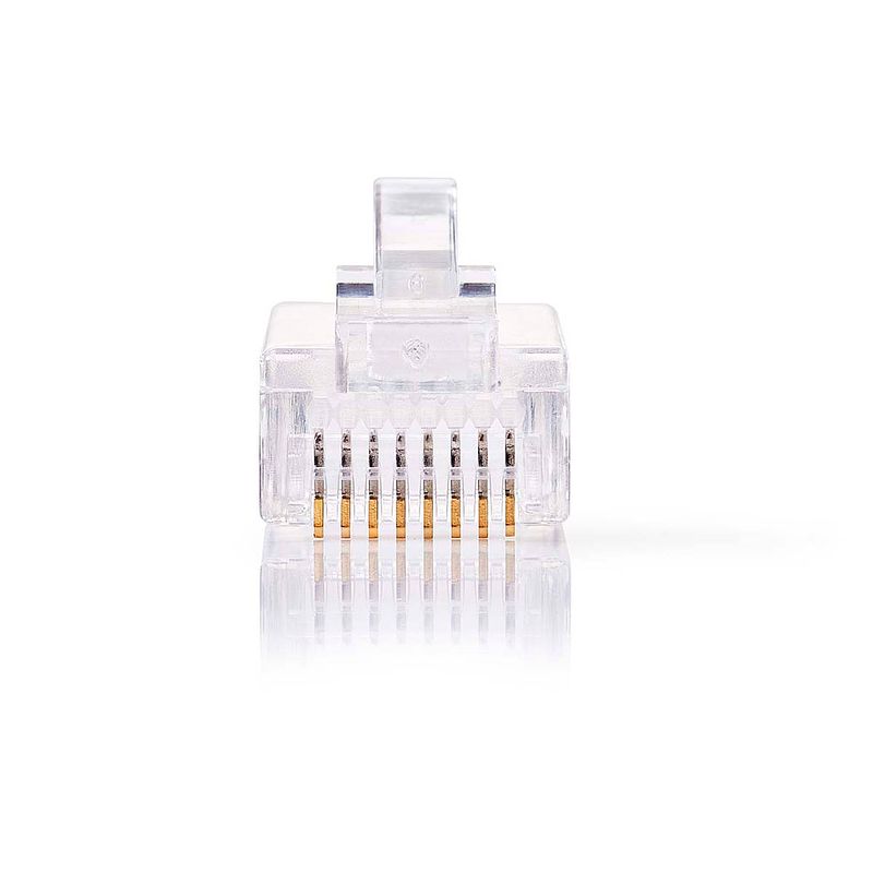 Foto van Nedis rj45-connector - ccgb89300tp - transparant