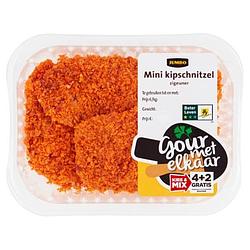 Foto van 4+2 gratis | jumbo mini kipschnitzel zigeuner 165g aanbieding bij jumbo