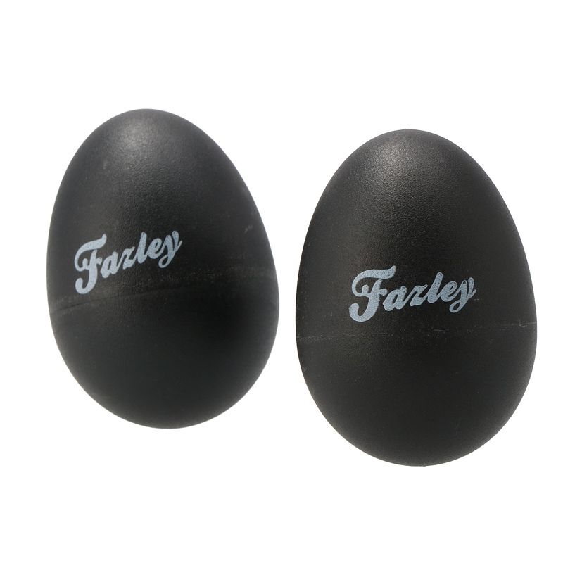 Foto van Fazley funtune egg-02-bk egg shakers zwart (2 stuks)