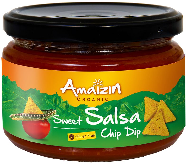 Foto van Amaizin sweet salsa chip dip