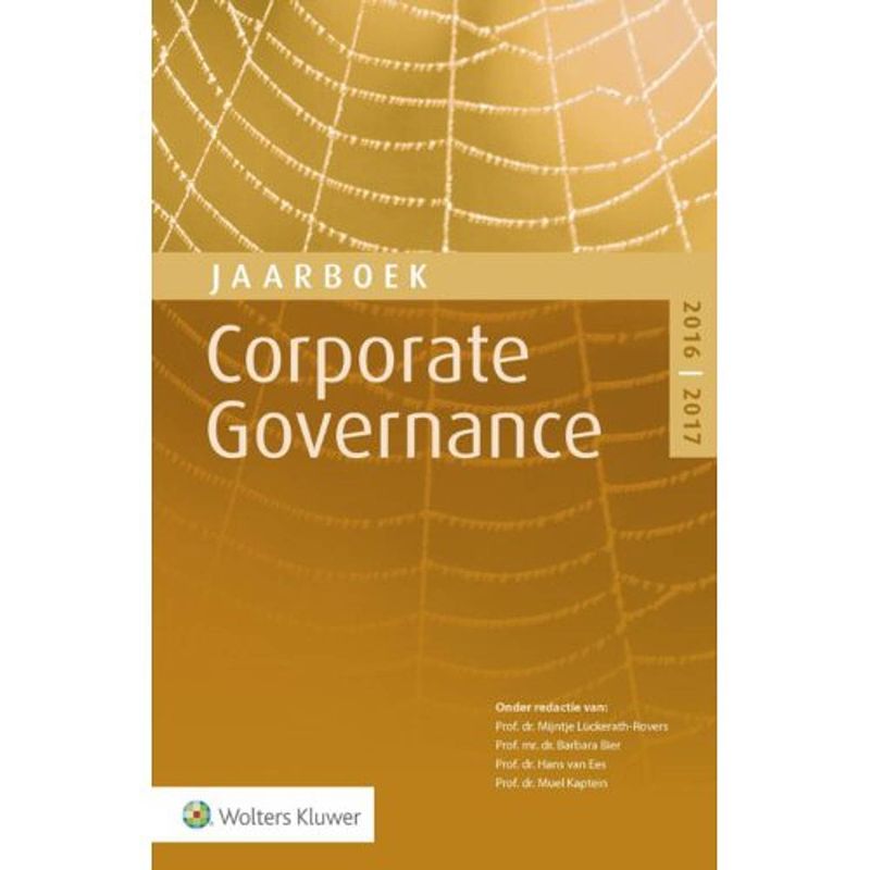 Foto van Jaarboek corporate governance / 2016-2017