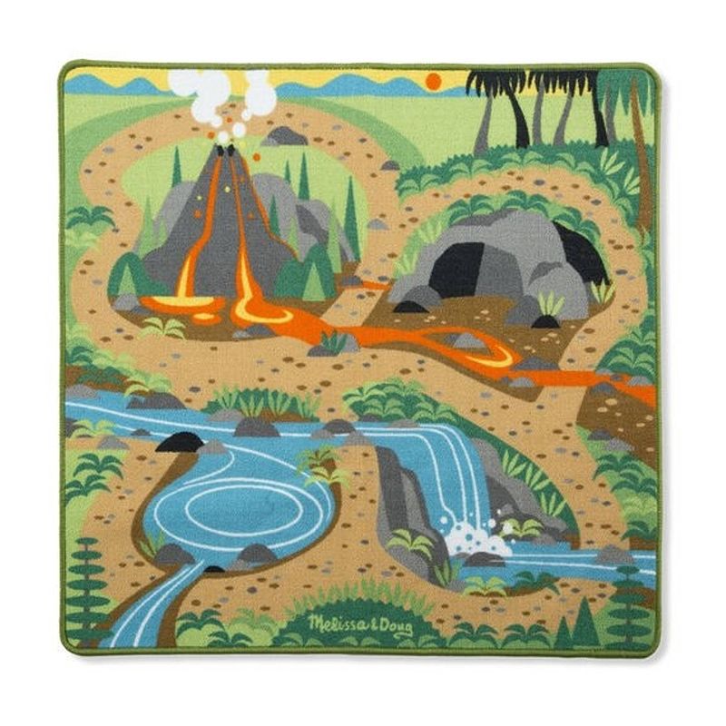 Foto van Melissa & doug - speelkleed met prehistorische speeltuin