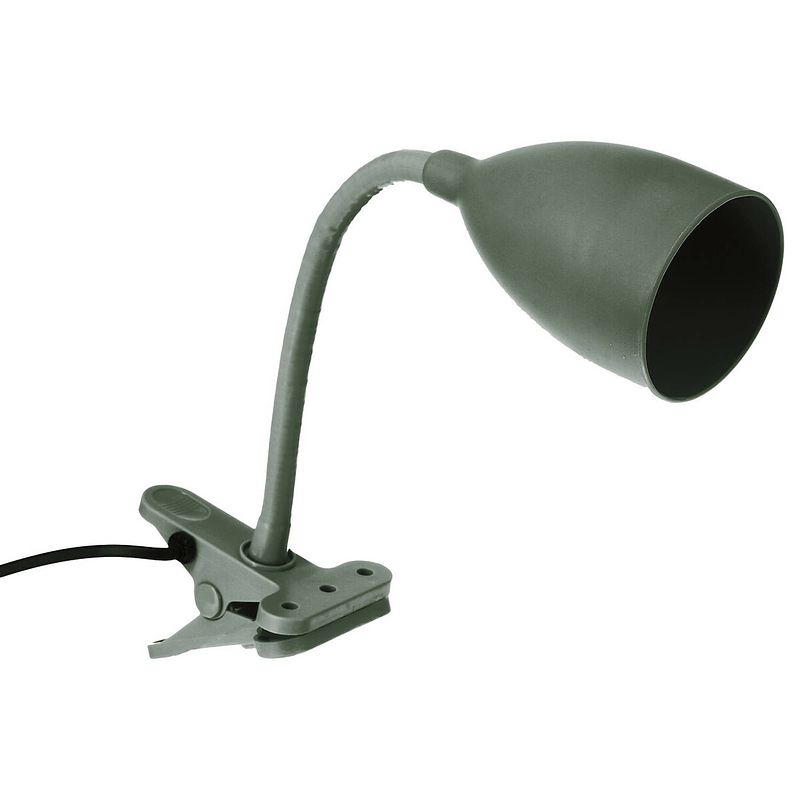 Foto van Atmosphera klem bureaulampje - design light classic - jade groen - h43 cm - bureaulampen