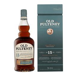 Foto van Old pulteney 15 years 70cl whisky + giftbox