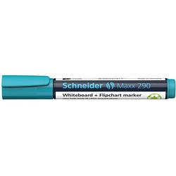Foto van Schneider whiteboardmarker maxx 290 2 - 3 mm turquoise