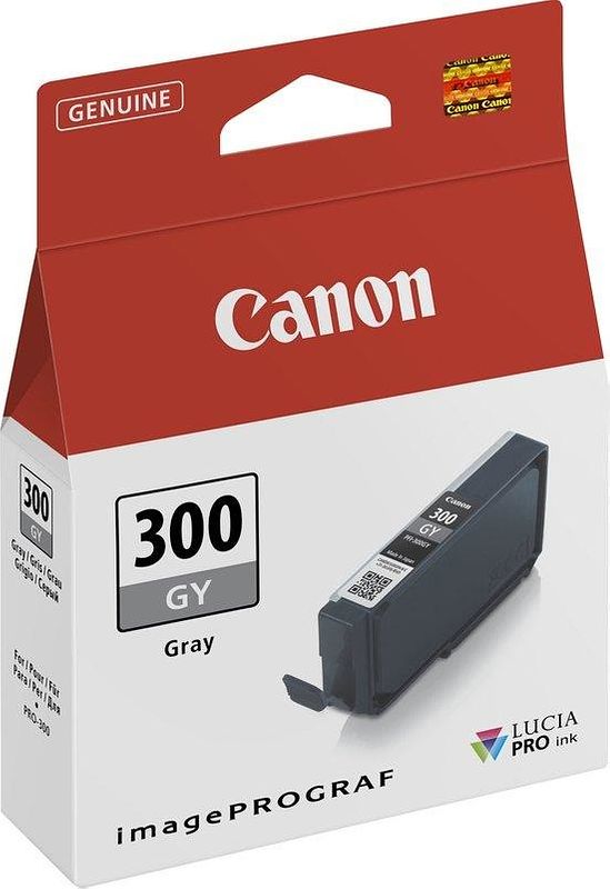 Foto van Canon pfi-300 ink grey inkt grijs