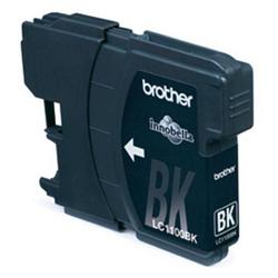 Foto van Brother inktcartridge, 450 pagina'ss, oem lc-1100bk, zwart 5 stuks