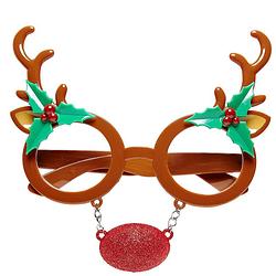 Foto van Rudolph rendier bril / feestbril - verkleedbrillen