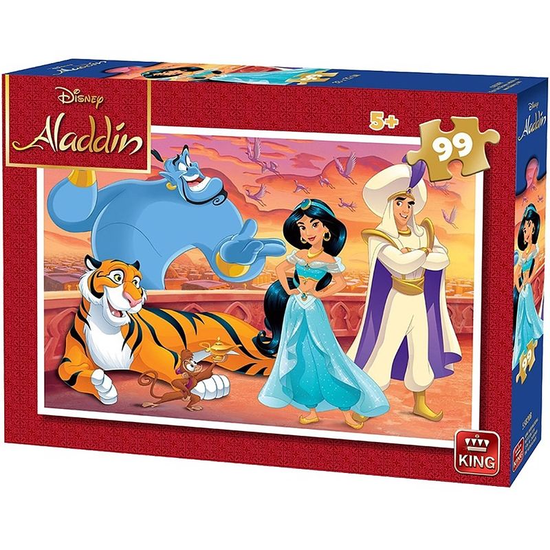 Foto van King legpuzzel disney aladdin 99 stukjes