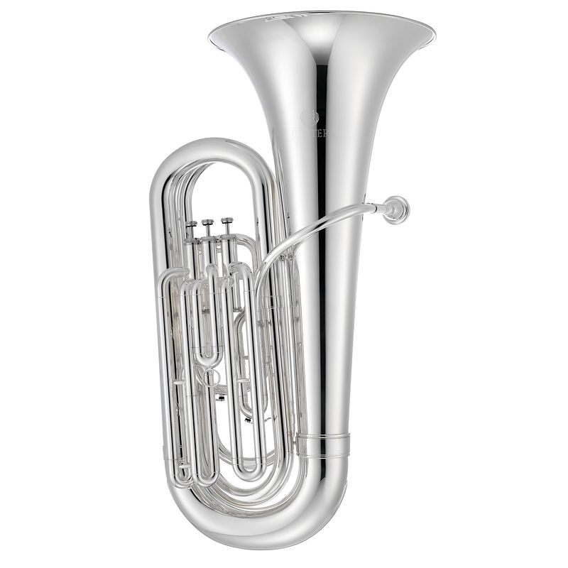 Foto van Jupiter jtu700s bb tuba (3/4 formaat, 3 ventielen, verzilverd)