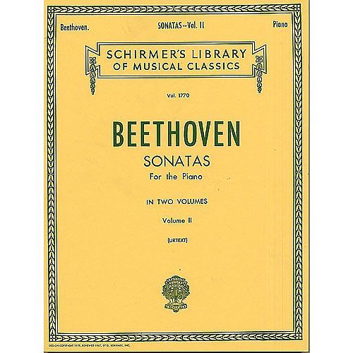 Foto van G. schirmer - l. van beethoven - sonatas for the piano vol. 2