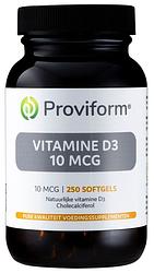 Foto van Proviform vitamine d3 10mcg softgel capsules 250st