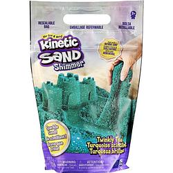 Foto van Kinetic sand twinkly teal 907 gr