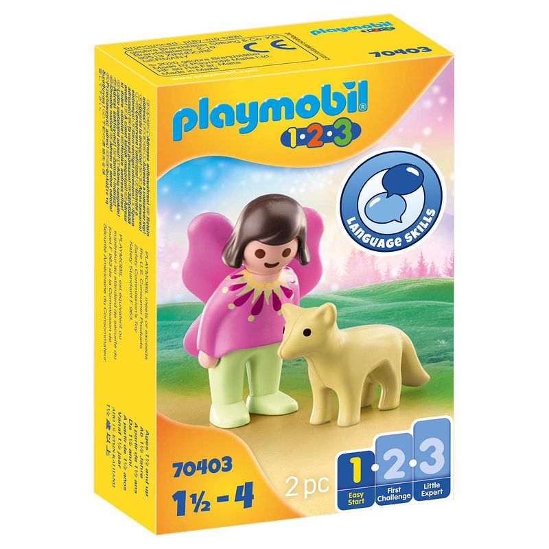 Foto van Playmobil 123 feeënvriendin met vos 70403