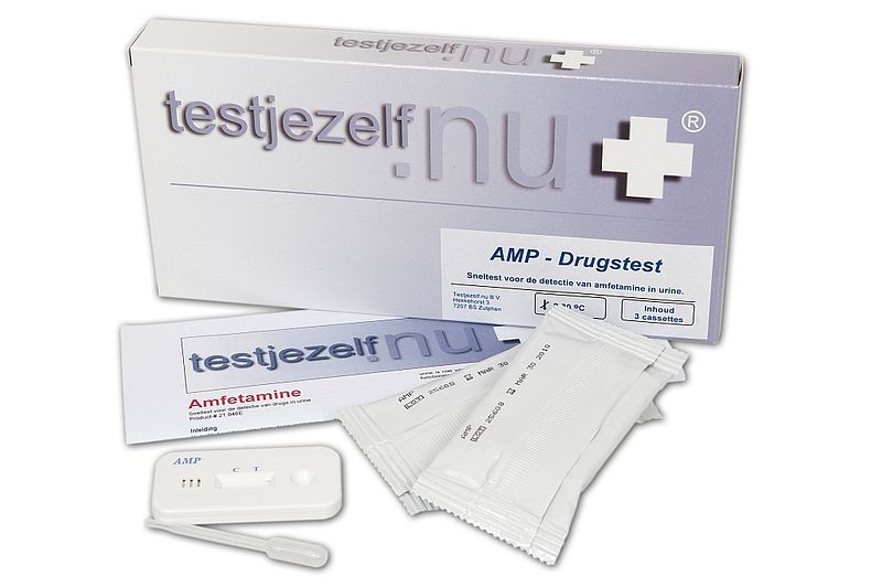 Foto van Testjezelf.nu drugstest amfetamine (speed) 3st