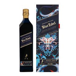 Foto van Johnnie walker blue label cny year of the wood dragon 70cl whisky + giftbox