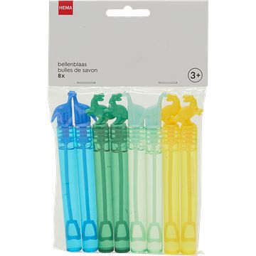 Foto van Hema bellenblaas mini multicolor 8 stuks bij jumbo