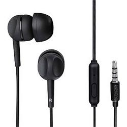 Foto van Thomson ear3005bk in ear oordopjes kabel zwart headset