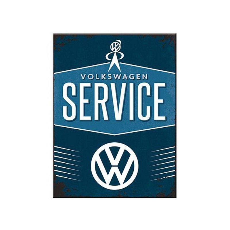 Foto van Magneet volkswagen service 6 x 8 cm - magneten