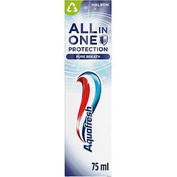 Foto van Aquafresh all in one protection pure breath tandpasta 75ml bij jumbo