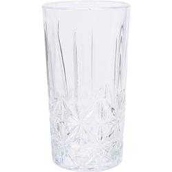 Foto van Jap kristallen longdrinkglazen set van 4 - 260ml - drinkglas transparant