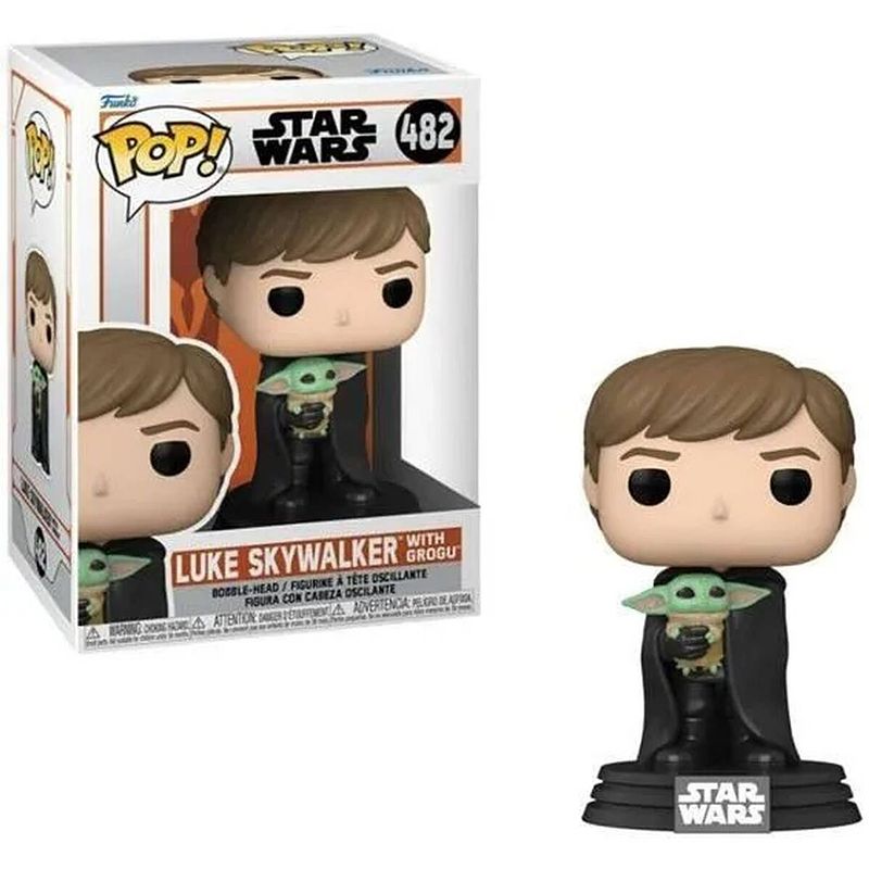 Foto van Figuur the mandalorian: luke skywalker funko pop! 58290