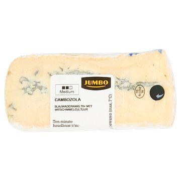 Foto van Jumbo cambozola blauwaderkaas 70+ ca. 150g