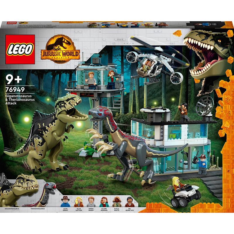 Foto van Lego® jurassic world™ 76949 gigaotosaurus & therizinosaurus aanval