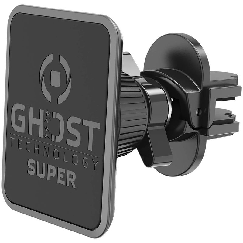 Foto van Celly telefoonhouder ghost super plus 5,5 x 7 cm staal zwart