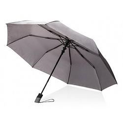 Foto van Xd collection paraplu deluxe 56,5 x 31,5 cm polyester grijs