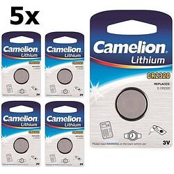 Foto van 5 stuks camelion cr2320 lithium knoopcel batterij