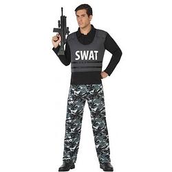 Foto van Politie swat verkleedkleding kostuum voor volwassenen m/l - carnavalskostuums