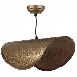 Foto van Mica decorations hanglamp morena 62 x 25 x 22 cm staal goud