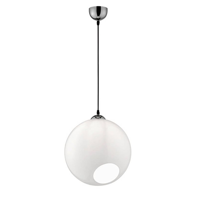 Foto van Moderne hanglamp clooney - metaal - chroom