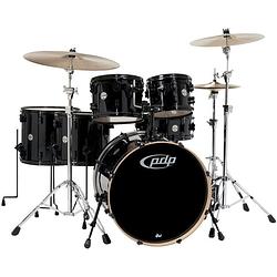 Foto van Pdp drums pd806059 concept maple ebony stain 6d. drumstel