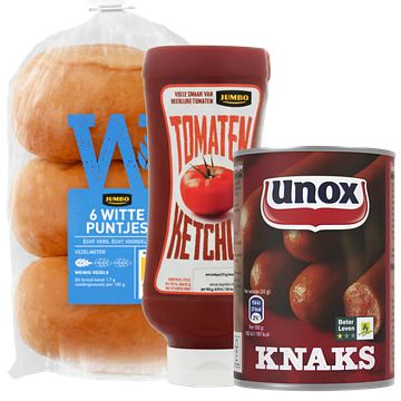 Foto van Puntjes unox knakworst knaks bij jumbo