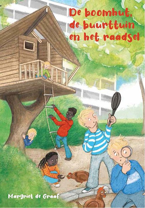 Foto van De boomhut, de buurttuin en het raadsel - margriet de graaf - ebook (9789087184155)