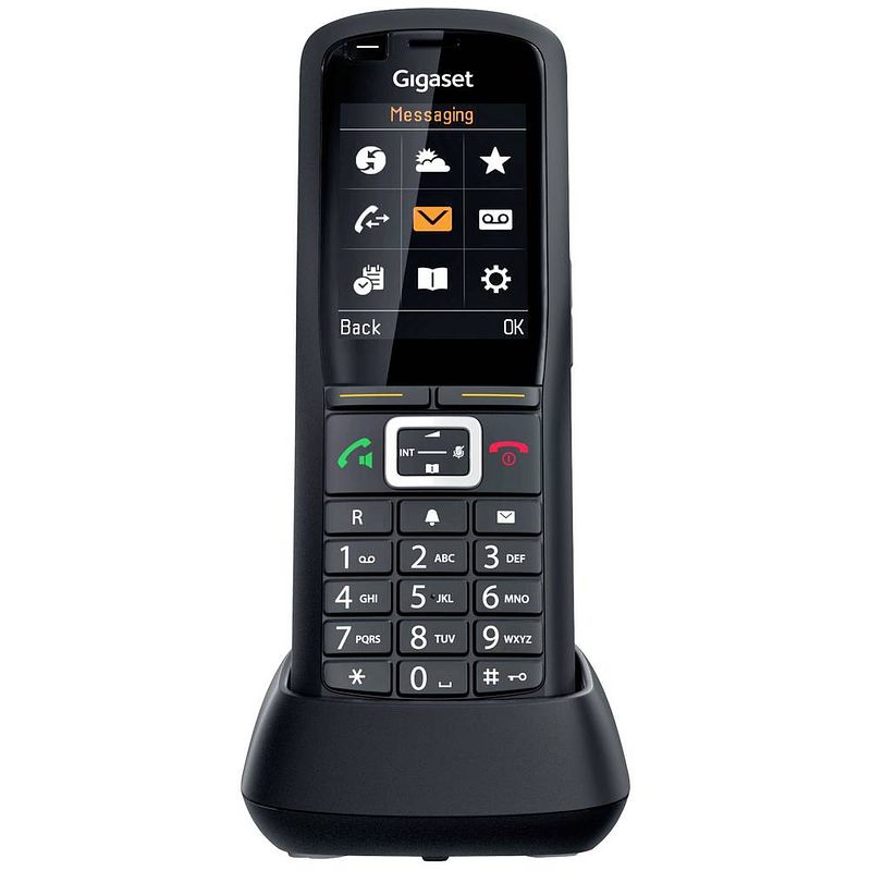 Foto van Gigaset r700h pro dect handset zwart