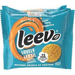 Foto van Leev bio lentilcakes caramel portion multipack glutenvrij, 60g (3x2st) bij jumbo