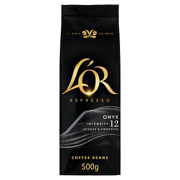 Foto van L'sor espresso onyx koffiebonen 500g bij jumbo