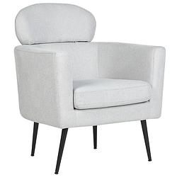 Foto van Beliani soby - fauteuil-grijs-polyester