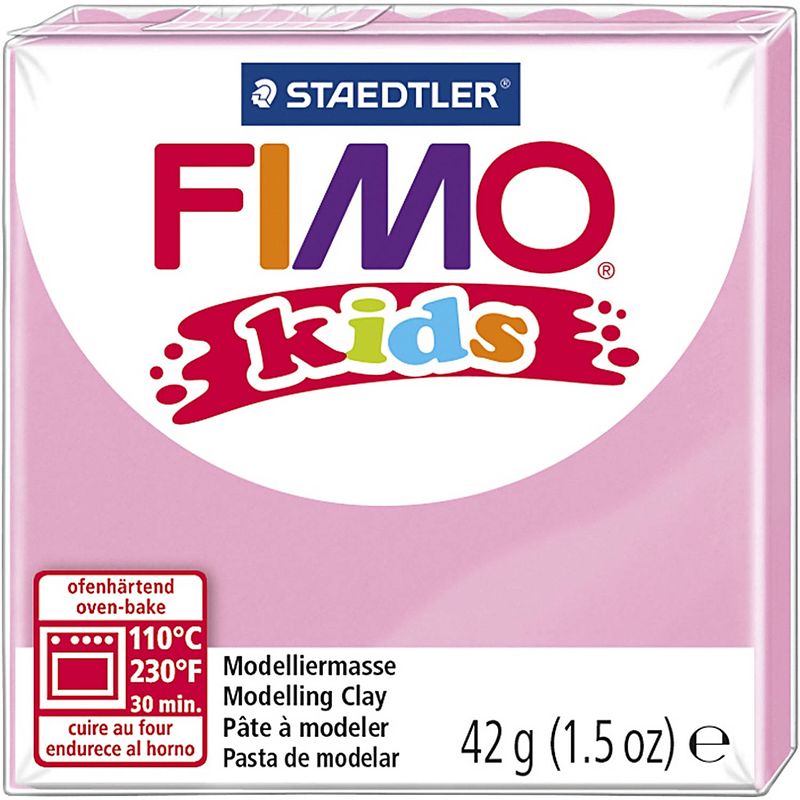 Foto van Staedtler fimo kids boetseerklei 42 gram lichtroze